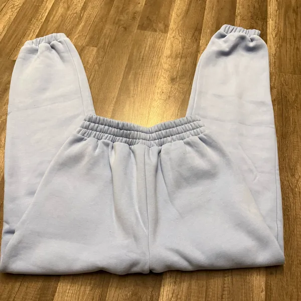 Comfrt Powder Blue Heavyweight Oversized Jogger Sweatpants - Image 2