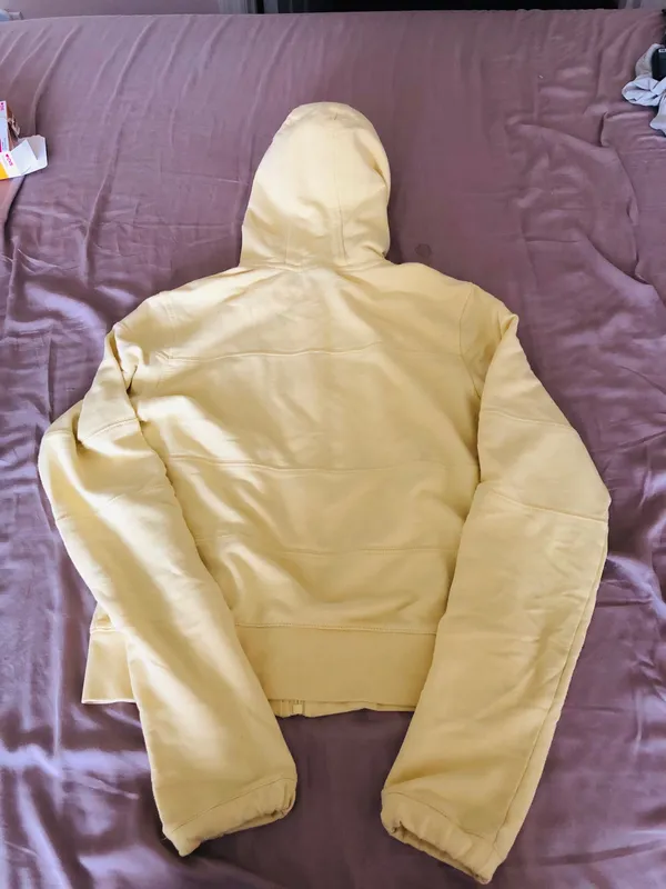 Le Tigre Butter Yellow Zip Up Hoodie - Image 2