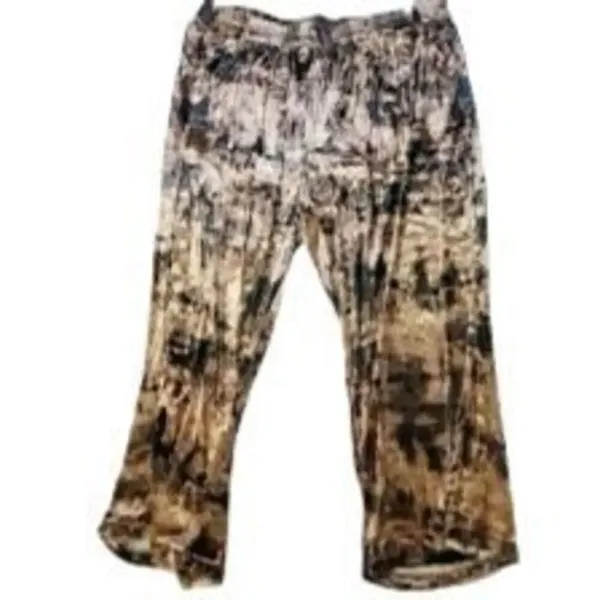 Nina Parker size 1X wide-leg pants drapy velvet boho - Image 2