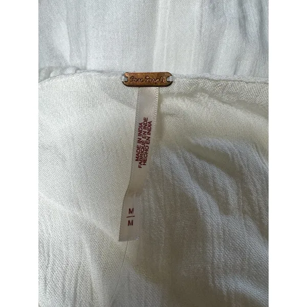 Free People A Little Extra‎ Endless Summer Halter Maxi Dress Ivory Size Medium - Image 10