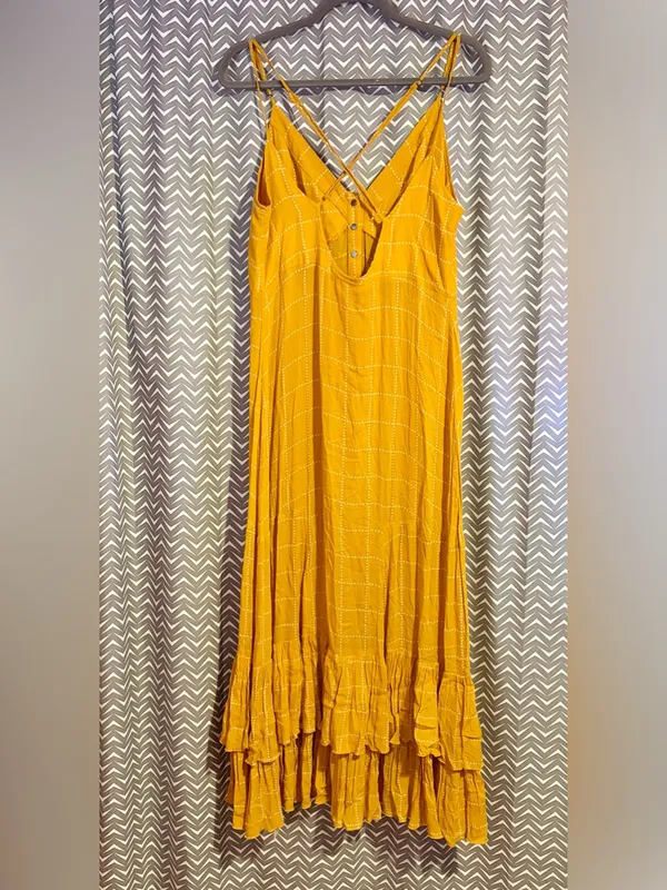 Free People | Check Me Out Maxi Slip Dress, large - Image 6