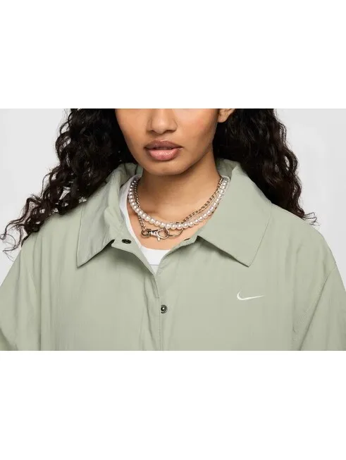 Nike Sportswear Essential Oversized UV Woven Coaches' Jacket NWT Jade Horizon M - Image 6