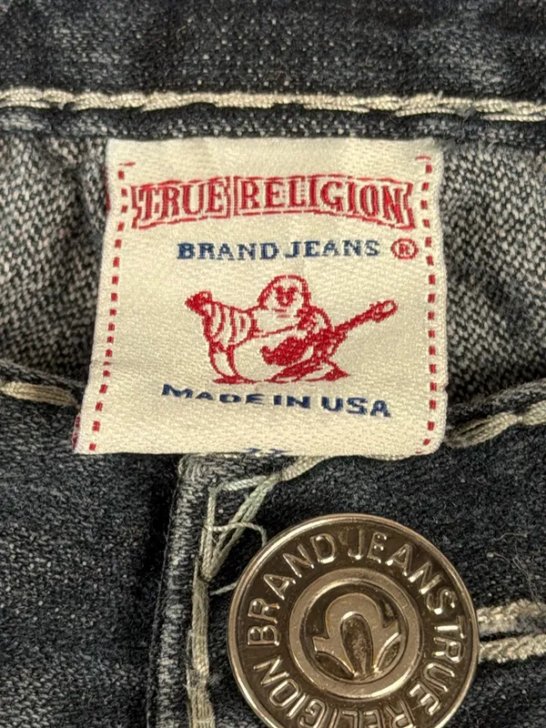 True Religion Ricky Super T Size 32 Made In USA - Image 4
