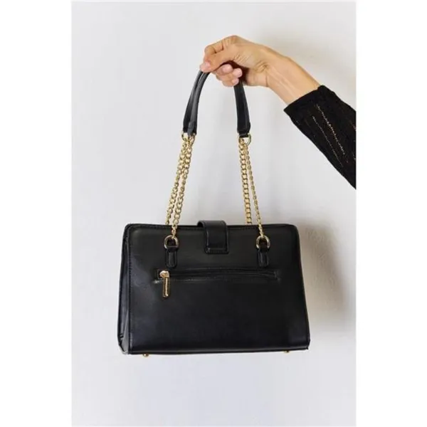David Jones Quilted‎ PU Leather Handbag - Image 9