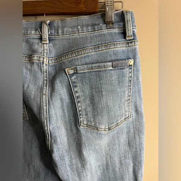 7 For All Mankind Light Blue Skinny Jeans size 29 - Image 6