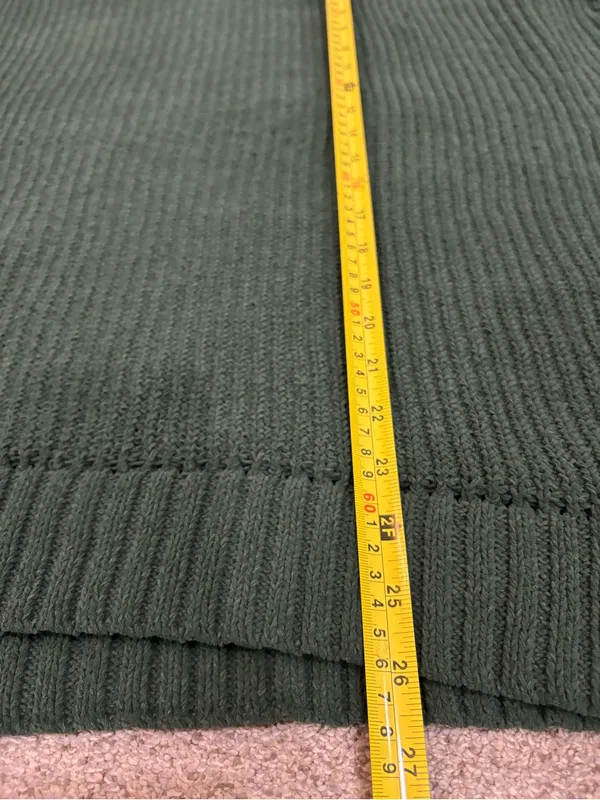 Aerie Chenille Feels Sweater Mock Neck Oversized Medium Cozy Warm Ribbed - Image 3