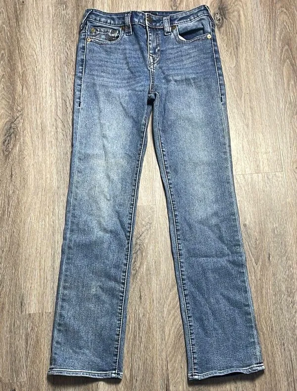 True Religion “Billy” Mid-Rise Women's Straight Leg Jeans - Image 2