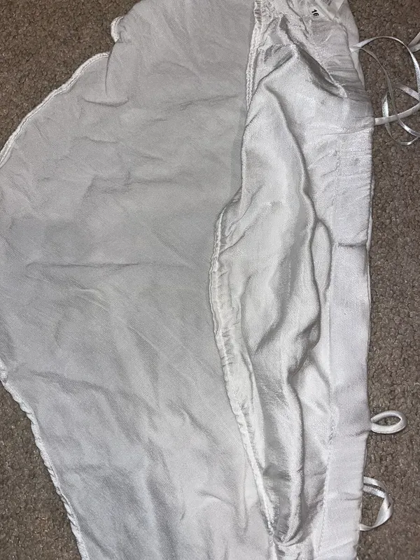 ZARA White Satin Top - Image 3
