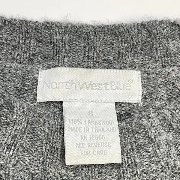NorthWestBlue Women Fair Isle Lambswool Sweater Size S Nordic Apres Ski‎ Cabin - Image 8