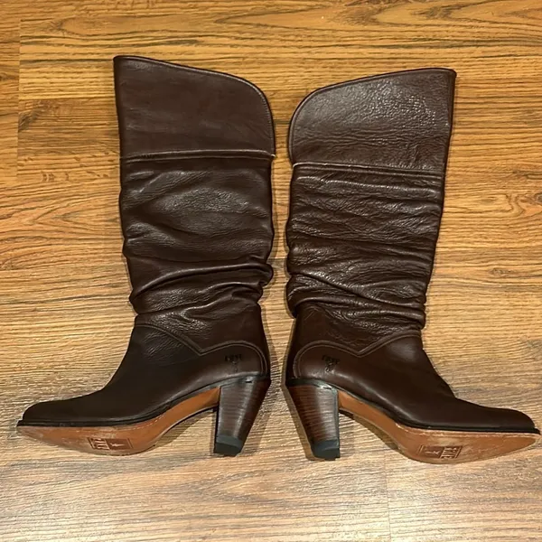 Frye Dorado Boots Womens 6 Brown Leather Slouchy 77580 - Image 13