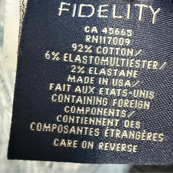 Fidelity‎ Denim Katie High Rise Classic Flare Wide Leg Jeans St Tropez Size 25 - Image 14