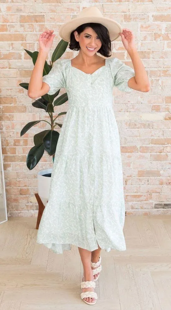 Mikarose ‘The Drew’ Maxi Small Floral Maxi Dress - size XL - Image 13