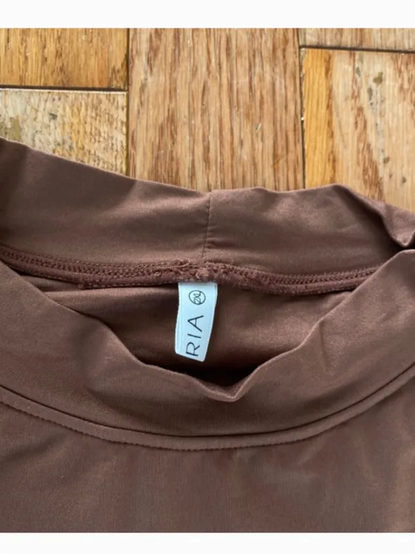 brown and white star patchwork tee Size M - Image 3