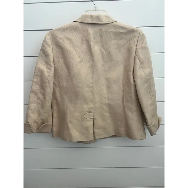Ann Taylor ‎ Jacket size 6 linen and cotton - Image 5