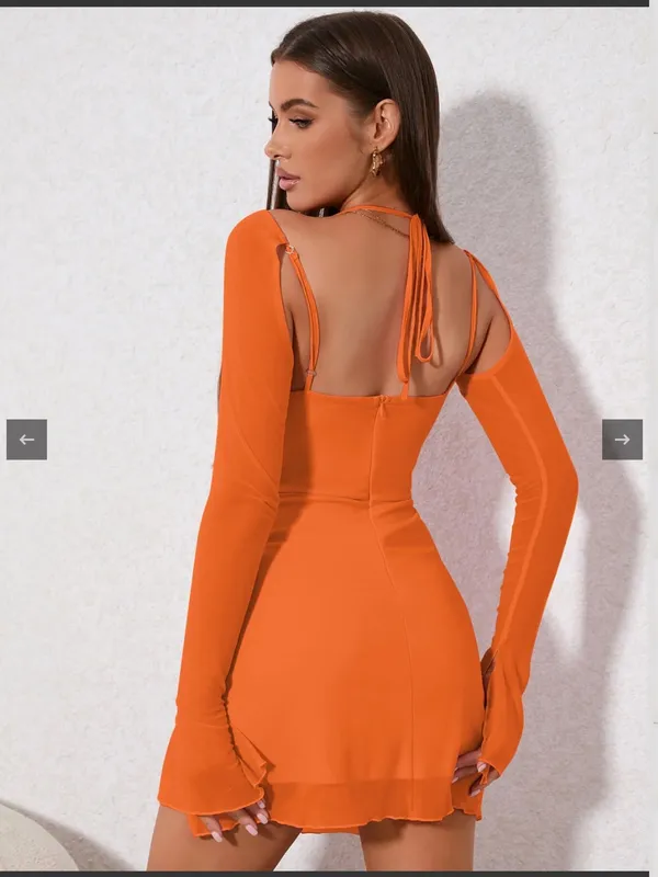 Orange Draped Side - Image 2