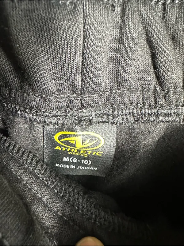 P380. Athletic Works Black Women's Jogger Sweatpants - Image 3