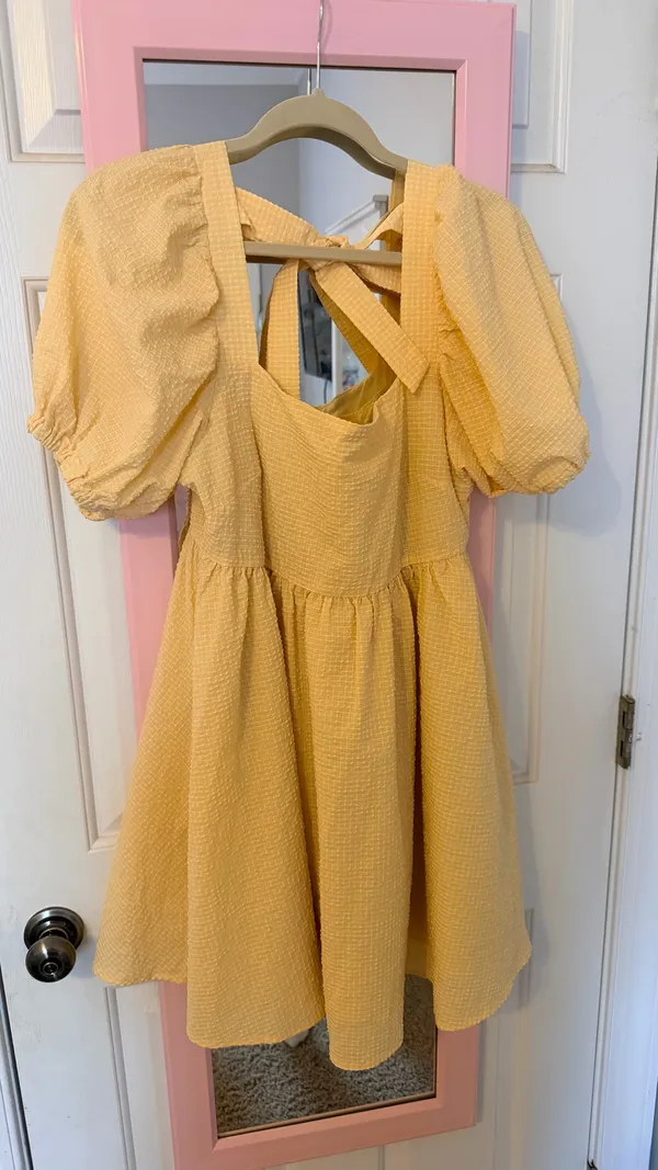 Mabel Puff Sleeve Mini Dress - Image 2