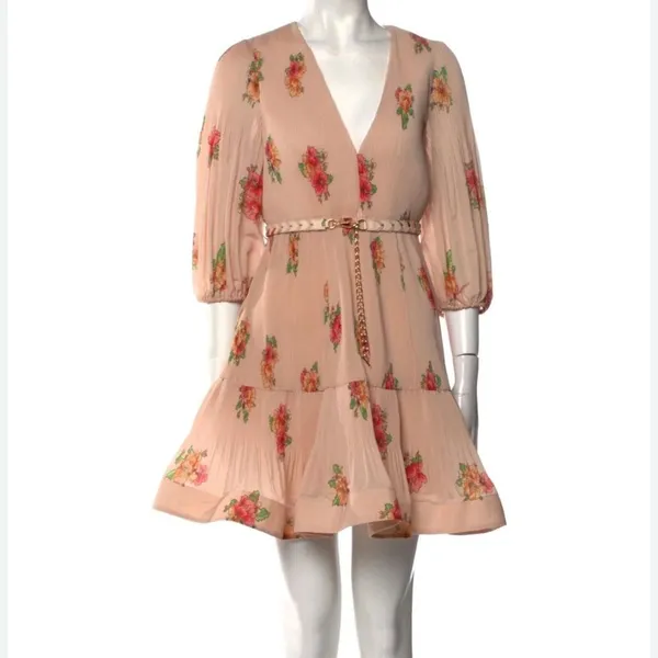 NWT zimmermann pleated floral dress AU0 - Image 5