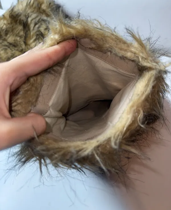 Brown fur boots Size 9 - Image 3