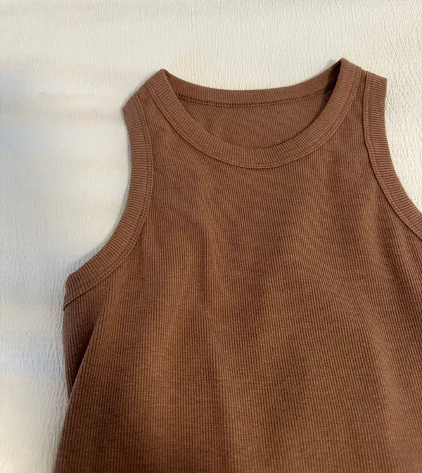 Amazon high neck brown tank - Image 2