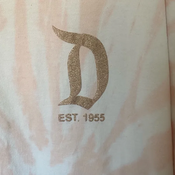 Disney Pink Tie Dye Glitter Spirit Jersey - Image 2