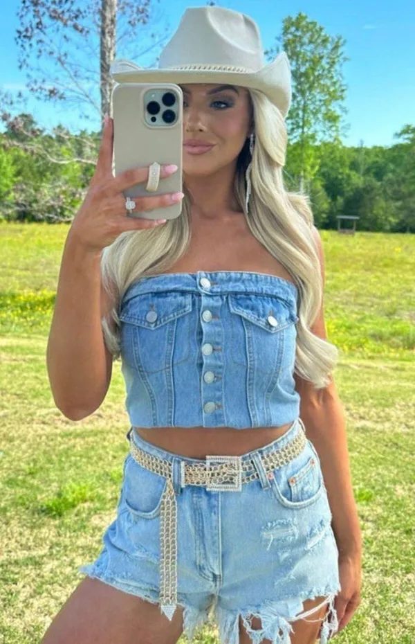These Three Boutique Paige Denim Tube Top - Image 2