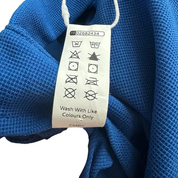 - NWT Adjustable Strap Button Plicated Waffle Overalls Sz M - Image 9