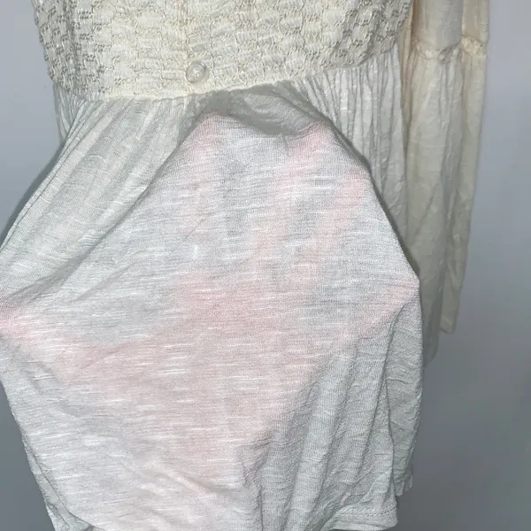 American Rag Cream Cold Shoulder Blouse - Image 10