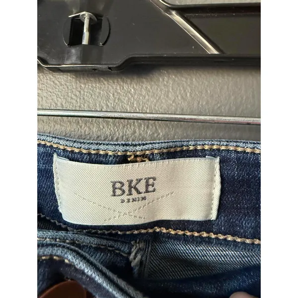 BKE Denim Jean Shorts with Frayed Hem size 26 - Image 2