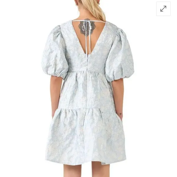 Endless Rose Jacquard Dress - Image 3