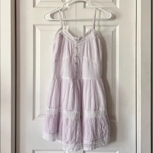 Aerie Button Up Mini Dress - Image 3