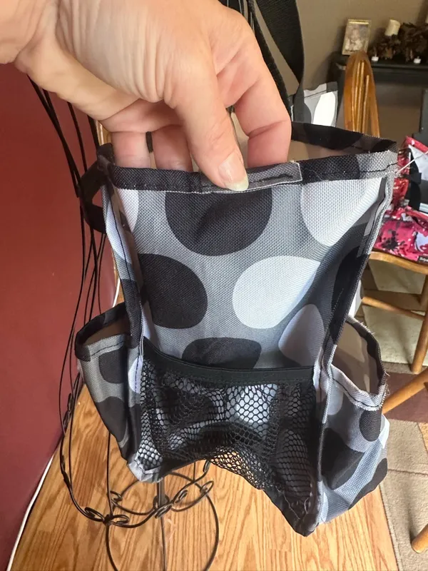 thirty-one Black and White Large Polka Dot Tote - Image 5