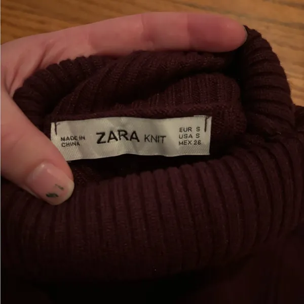 Zara Long Sleeve Turtle Neck - Image 2