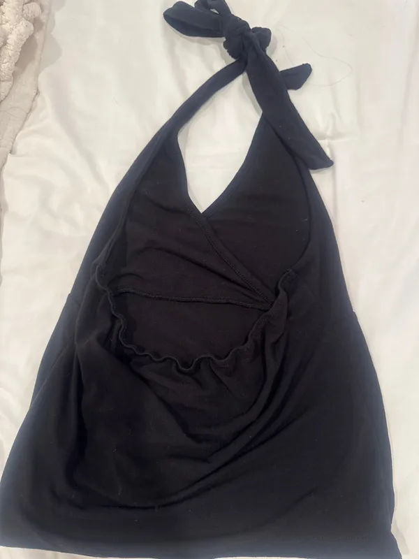 Halter black top - Image 3
