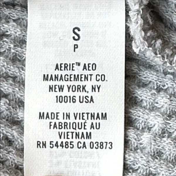 OFFLINE by Aerie Gray Waffle Knit Henley Long Sleeve Shirt S - Image 13
