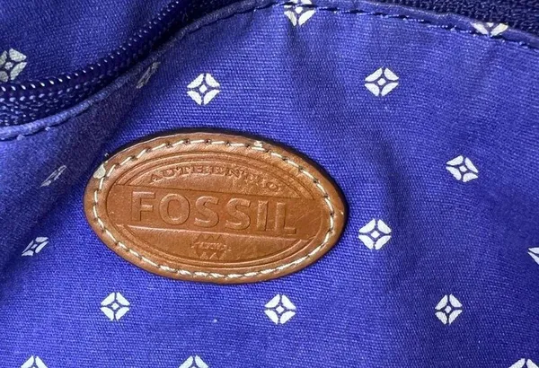 Fossil Striped Coated Canvas Crossbody Bag - Image 8