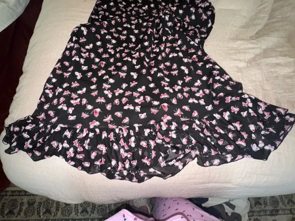 Ultra Flirt Back Strap Dress with Butterfly’s  - Image 3