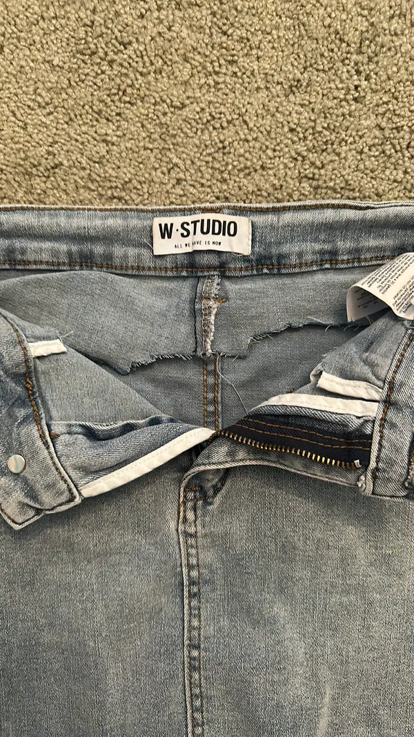 Denim Skirt Blue Size 8 - Image 3