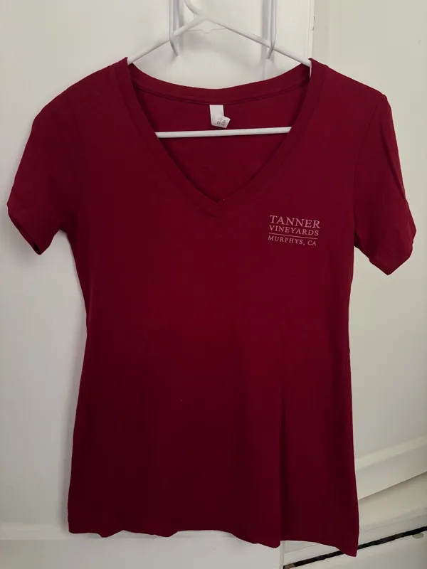 Red Tee with Dancing Skeleton Graphic Size S - Image 5