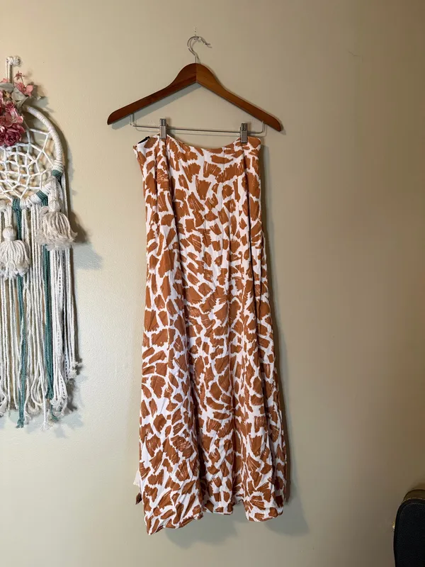 Anthropologie Maeve Printed High Slit Maxi Skirt Size 4 - Image 4