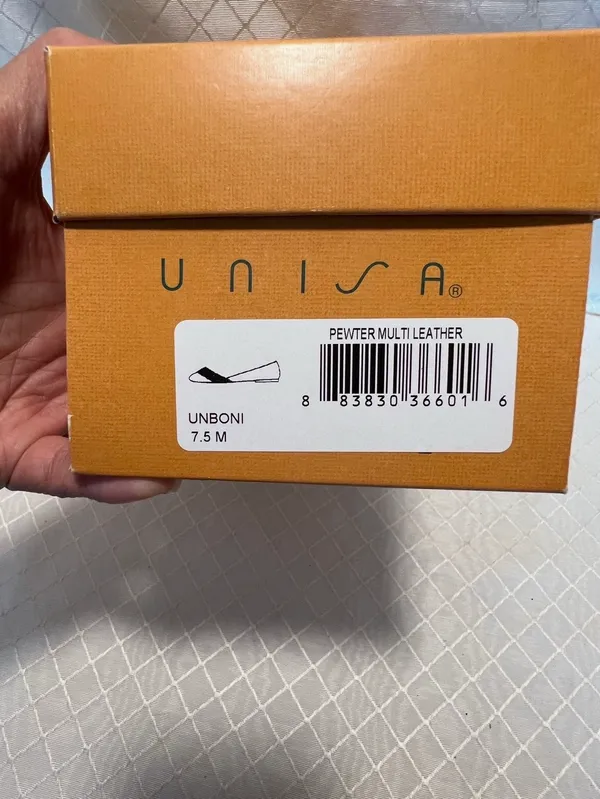 Unisa Unboni Pewter Multi Leather Unisa ballet flats size 7.5M - Image 7