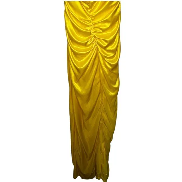 My Michelle Yellow Halter Dress - Image 6