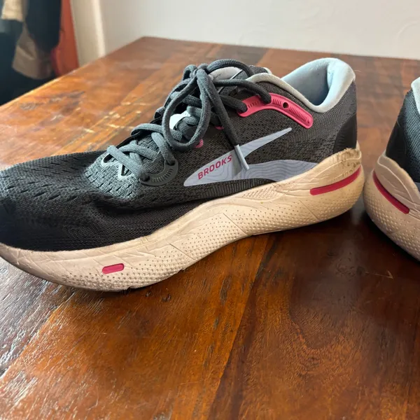 Brooks Ghost Max Womens 9.5 Wide Running Shoe Black Pink 1203951D082 DNA LOFT v2 - Image 12