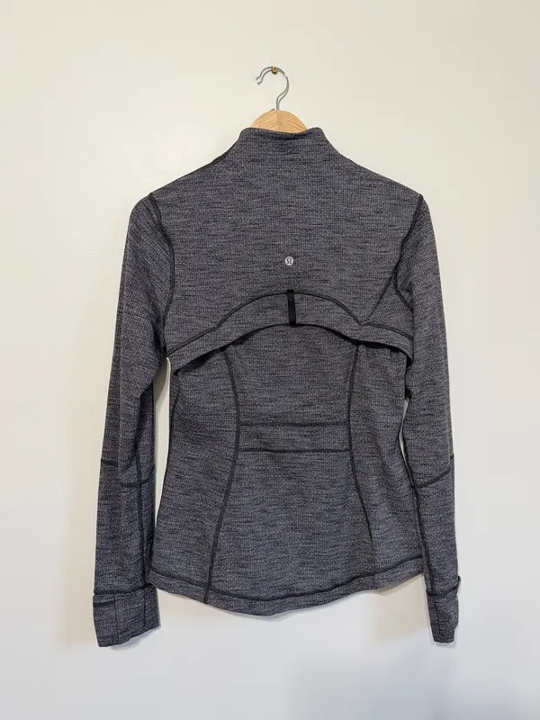Lululemon Define Jacket Size 10 Heathered Gray Black - Image 6