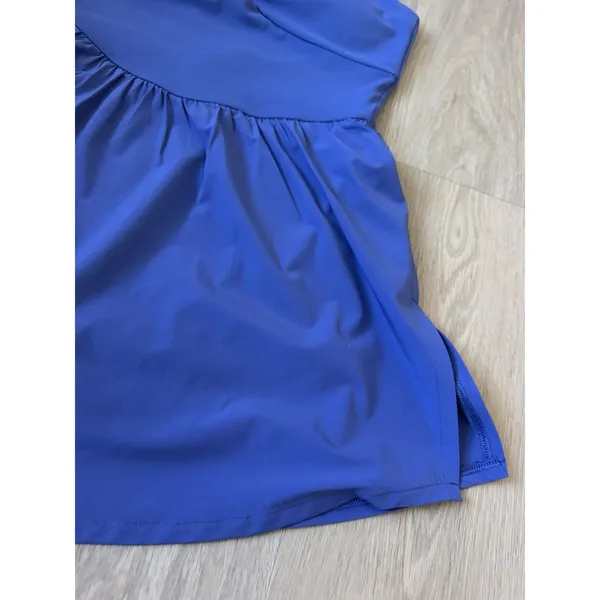 Nwot FABLETICS WOMEN'S DAYDREAMER CLASSIC MINI DRESS Small IN Velvet Dawn Blue - Image 5
