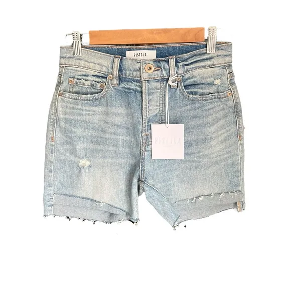 Pistola - NWT Mid Rise Cut Off Shorts Sz 27 - Image 3