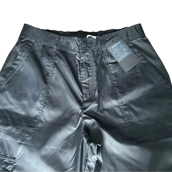 Fabletics Women's Cargo Wide Leg Pants Black Size L Pull On High Waisted Sporty - Image 4