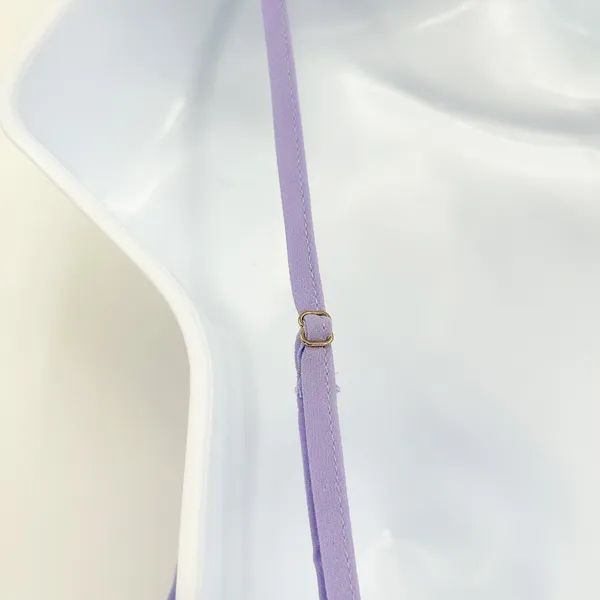 Bettie Page Playful Promises Womens‎ Lilac Feather Trim Lingerie Slip Dress US 6 - Image 6