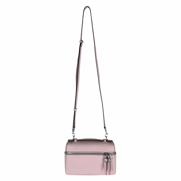 Tory Burch Slim Romy Top Handle Bag Leather Crossbody Bag Rose Pink - Image 15
