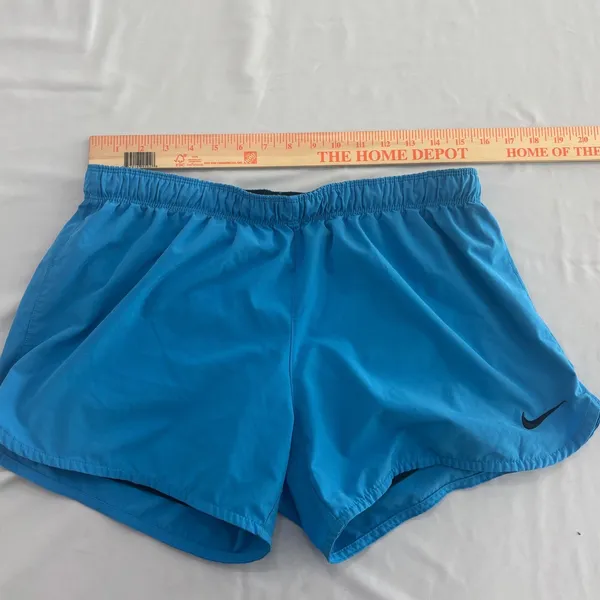 Nike Dri-FIT Blue Running Shorts Womens Large Athletic Training - Image 4